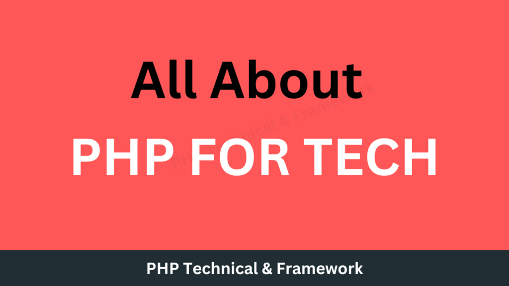 php for tech