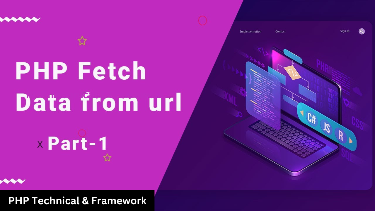 how to fetch data from url in php