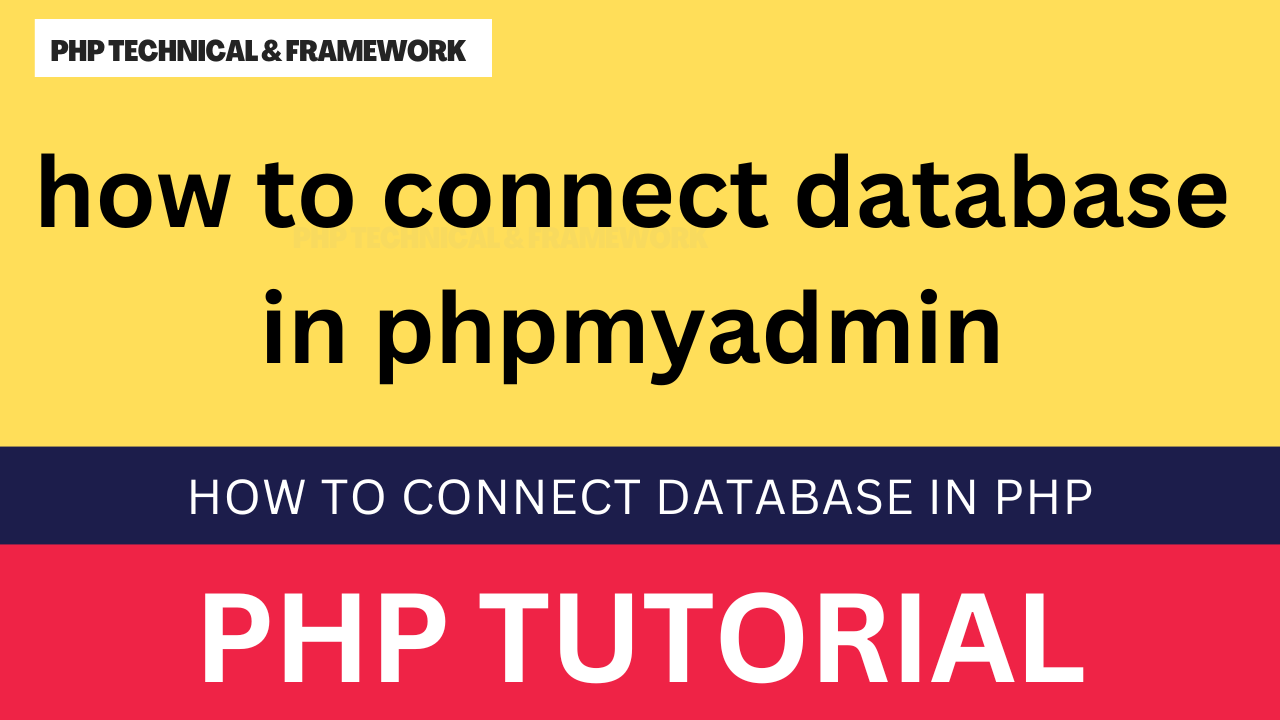 how to connect database in php
