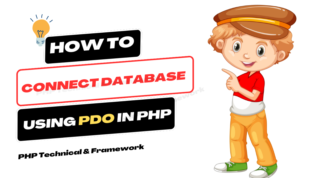 how to connect database using PDO in PHP