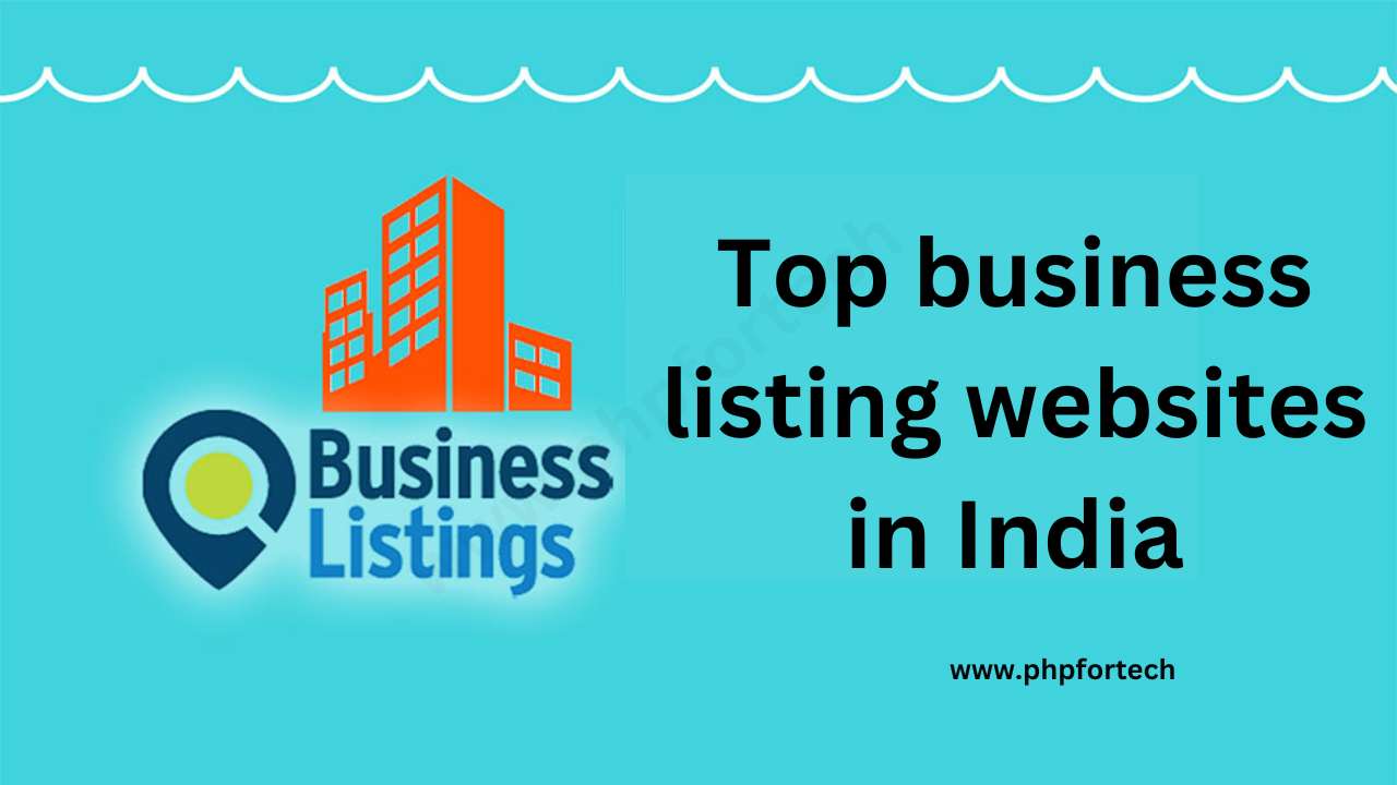 Top business listing websites in India